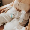image:imageDr Browns HandsFree Strapless FrontClose Pumping Bra for Breastfeeding  Black  SMBeige