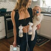 image:imageDr Browns HandsFree Strapless FrontClose Pumping Bra for Breastfeeding  Black  SMBlack