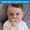 image:imageDr Browns HappyPaci 100 Silicone Baby Pacifier Contoured OnePiece Design GrayGreenEcru 06m BPAFree 3Pack3Pack  BlackGrayWhite