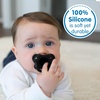 image:imageDr Browns HappyPaci 100 Silicone Baby Pacifier Contoured OnePiece Design GrayGreenEcru 06m BPAFree 3Pack3Pack  BlackGrayWhite