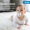 image:imageDr Browns HappyPaci 100 Silicone Baby Pacifier Contoured OnePiece Design GrayGreenEcru 06m BPAFree 3Pack3Pack  BlackGrayWhite