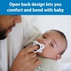 image:imageDr Browns HappyPaci 100 Silicone Baby Pacifier Contoured OnePiece Design GrayGreenEcru 06m BPAFree 3Pack3Pack  BlueLightBlueWhite