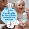 image:imageDr Browns HappyPaci 100 Silicone Baby Pacifier Contoured OnePiece Design GrayGreenEcru 06m BPAFree 3Pack3Pack  LightPinkPinkWhite
