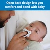 image:imageDr Browns HappyPaci 100 Silicone Baby Pacifier Contoured OnePiece Design GrayGreenEcru 06m BPAFree 3Pack4Pack  BlueLightBlueWhite