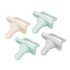 image:imageDr Browns HappyPaci 100 Silicone Baby Pacifier Contoured OnePiece Design GrayGreenEcru 06m BPAFree 3Pack4Pack  GrayGreenEcru