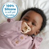 image:imageDr Browns HappyPaci 100 Silicone Baby Pacifier Contoured OnePiece Design GrayGreenEcru 06m BPAFree 3Pack4Pack  GrayGreenEcru
