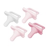 image:imageDr Browns HappyPaci 100 Silicone Baby Pacifier Contoured OnePiece Design GrayGreenEcru 06m BPAFree 3Pack4Pack  LightPinkPinkWhite
