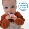 image:imageDr Browns HappyPaci 100 Silicone Baby Pacifier Contoured OnePiece Design GrayGreenEcru 06m BPAFree 3Pack4Pack  LightPinkPinkWhite