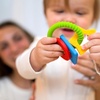 image:imageDr Browns Learning Loop Baby Teether Ring Multiple Shapes and Textures 100 Silicone BPAFree 3m