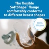 image:imageDr Browns Manual Breast Pump with SoftShape 100 Silicone Shield B 25mm flange amp AntiColic Options WideNeck Baby Bottle 5 oz150 mL with Level 1 Slow Flow NippleBreast Pump