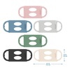 image:imageDr Browns Milestones 100 Silicone Baby Bottle Handles WideNeck Light Blue Green Gray 3 Pack 4mBlack  Ecru  Pink