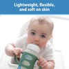 image:imageDr Browns Milestones 100 Silicone Baby Bottle Handles WideNeck Light Blue Green Gray 3 Pack 4mBlue  Gray  Green