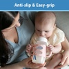 image:imageDr Browns Milestones 100 Silicone Baby Bottle Handles WideNeck Light Blue Green Gray 3 Pack 4mGreen