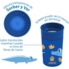 image:imageDr Browns Milestones Cheers 360 Spoutless Transition Cup with Handles Travel Friendly and Leak Free Sippy Blue Animals 7 oz200 mL BPAFree 6m 1Pack2Pack Blue  Green Animals  10 oz