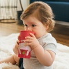 image:imageDr Browns Milestones Cheers 360 Spoutless Transition Cup with Handles Travel Friendly and Leak Free Sippy Blue Animals 7 oz200 mL BPAFree 6m 1Pack2Pack Pink  Red Animals  10 oz