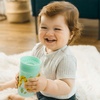 image:imageDr Browns Milestones Cheers 360 Spoutless Transition Cup with Handles Travel Friendly and Leak Free Sippy Blue Animals 7 oz200 mL BPAFree 6m 1Pack2Pack Blue  Green Animals  10 oz