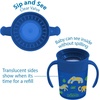 image:imageDr Browns Milestones Cheers 360 Spoutless Transition Cup with Handles Travel Friendly and Leak Free Sippy Blue Animals 7 oz200 mL BPAFree 6m 1Pack7oz Cup with Handles  Blue Animals