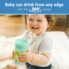 image:imageDr Browns Milestones Cheers 360 Spoutless Transition Cup with Handles Travel Friendly and Leak Free Sippy Blue Animals 7 oz200 mL BPAFree 6m 1PackBlueGreen Animals  10 oz