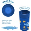 image:imageDr Browns Milestones Cheers 360 Spoutless Transition Cup with Handles Travel Friendly and Leak Free Sippy Blue Animals 7 oz200 mL BPAFree 6m 1PackBlueGreen Animals  10 oz
