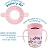 image:imageDr Browns Milestones Cheers 360 Spoutless Transition Cup with Handles Travel Friendly and Leak Free Sippy Blue Animals 7 oz200 mL BPAFree 6m 1PackPink Animals  7 oz