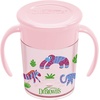 image:imageDr Browns Milestones Cheers 360 Spoutless Transition Cup with Handles Travel Friendly and Leak Free Sippy Blue Animals 7 oz200 mL BPAFree 6m 1PackPink Animals  7 oz