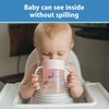 image:imageDr Browns Milestones Cheers 360 Spoutless Transition Cup with Handles Travel Friendly and Leak Free Sippy Blue Animals 7 oz200 mL BPAFree 6m 1PackPink Animals  7 oz