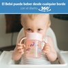 image:imageDr Browns Milestones Cheers 360 Spoutless Transition Cup with Handles Travel Friendly and Leak Free Sippy Blue Animals 7 oz200 mL BPAFree 6m 1PackPink Animals  7 oz