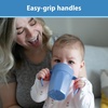 image:imageDr Browns Milestones Cheers 360 Spoutless Transition Cup with Handles Travel Friendly and Leak Free Sippy for Babies and Toddlers Pink BPAFree 7 oz200 mL 6mBlue