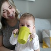 image:imageDr Browns Milestones Cheers 360 Spoutless Transition Cup with Handles Travel Friendly and Leak Free Sippy for Babies and Toddlers Pink BPAFree 7 oz200 mL 6mGreen  Green