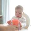 image:imageDr Browns Milestones Cheers 360 Spoutless Transition Cup with Handles Travel Friendly and Leak Free Sippy for Babies and Toddlers Pink BPAFree 7 oz200 mL 6mCoral