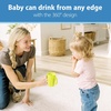 image:imageDr Browns Milestones Cheers 360 Spoutless Transition Cup with Handles Travel Friendly and Leak Free Sippy for Babies and Toddlers Pink BPAFree 7 oz200 mL 6mGreen