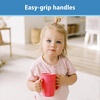 image:imageDr Browns Milestones Cheers 360 Spoutless Transition Cup with Handles Travel Friendly and Leak Free Sippy for Babies and Toddlers Pink BPAFree 7 oz200 mL 6mPink