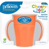 image:imageDr Browns Milestones Cheers 360 Spoutless Transition Cup with Handles Travel Friendly and Leak Free Sippy for Babies and Toddlers Pink BPAFree 7 oz200 mL 6mCoral
