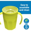 image:imageDr Browns Milestones Cheers 360 Spoutless Transition Cup with Handles Travel Friendly and Leak Free Sippy for Babies and Toddlers Pink BPAFree 7 oz200 mL 6mGreen  Green
