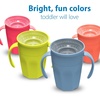 image:imageDr Browns Milestones Cheers 360 Spoutless Transition Cup with Handles Travel Friendly and Leak Free Sippy for Babies and Toddlers Pink BPAFree 7 oz200 mL 6mCoral