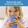 image:imageDr Browns Milestones Cheers 360 Spoutless Transition Cup with Handles Travel Friendly and Leak Free Sippy for Babies and Toddlers Pink BPAFree 7 oz200 mL 6mSet  CoralPurple