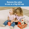 image:imageDr Browns Milestones Cheers 360 Spoutless Transition Cup with Handles Travel Friendly and Leak Free Sippy for Babies and Toddlers Pink BPAFree 7 oz200 mL 6mCoral