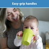 image:imageDr Browns Milestones Cheers 360 Spoutless Transition Cup with Handles Travel Friendly and Leak Free Sippy for Babies and Toddlers Pink BPAFree 7 oz200 mL 6mGreen