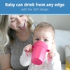 image:imageDr Browns Milestones Cheers 360 Spoutless Transition Cup with Handles Travel Friendly and Leak Free Sippy for Babies and Toddlers Pink BPAFree 7 oz200 mL 6mPink