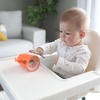 image:imageDr Browns Milestones Cheers 360 Spoutless Transition Cup with Handles Travel Friendly and Leak Free Sippy for Babies and Toddlers Pink BPAFree 7 oz200 mL 6mCoral