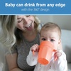 image:imageDr Browns Milestones Cheers 360 Spoutless Transition Cup with Handles Travel Friendly and Leak Free Sippy for Babies and Toddlers Pink BPAFree 7 oz200 mL 6mCoral