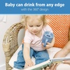image:imageDr Browns Milestones Cheers 360 Spoutless Transition Cup with Handles Travel Friendly and Leak Free Sippy for Babies and Toddlers Pink BPAFree 7 oz200 mL 6mBlue