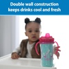 image:imageDr Browns Milestones Insulated Hard Spout Sippy Spill Proof Cup with Handles for Toddlers 2Pack Pink 10 oz300 mL BPA Free 12m2Pack  Mermaid Kittens  Narhual Luau