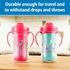 image:imageDr Browns Milestones Insulated Hard Spout Sippy Spill Proof Cup with Handles for Toddlers 2Pack Pink 10 oz300 mL BPA Free 12m2Pack  Mermaid Kittens  Narhual Luau
