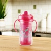image:imageDr Browns Milestones Insulated Hard Spout Sippy Spill Proof Cup with Handles for Toddlers 2Pack Pink 10 oz300 mL BPA Free 12m2Pack  Mermaid Kittens  Narhual Luau