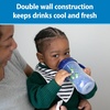 image:imageDr Browns Milestones Insulated Hard Spout Sippy Spill Proof Cup with Handles for Toddlers 2Pack Pink 10 oz300 mL BPA Free 12m2Pack  Sunglasses Cactus  Astro Dino