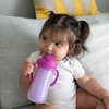 image:imageDr Browns Milestones Insulated Sippy Cup with Straw and Handles SpillProof Tumbler with Lid 2Pack Blue amp Green 10 oz300 mL BPA Free 12mBlueGreenPinkPurple