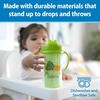 image:imageDr Browns Milestones Insulated Sippy Cup with Straw and Handles SpillProof Tumbler with Lid 2Pack Blue amp Green 10 oz300 mL BPA Free 12mBlueGreenPinkPurple