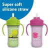 image:imageDr Browns Milestones Insulated Sippy Cup with Straw and Handles SpillProof Tumbler with Lid 2Pack Blue amp Green 10 oz300 mL BPA Free 12mBlueGreenPinkPurple