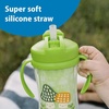 image:imageDr Browns Milestones Insulated Sippy Cup with Straw and Handles SpillProof Tumbler with Lid 2Pack Blue amp Green 10 oz300 mL BPA Free 12mBlueGreenPinkPurple